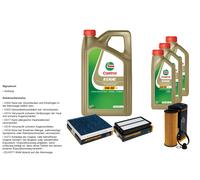 Denckermann Controllo Set 8L castrol edge 5W-30 C3 per Hyundai Santa Fé IV Fg