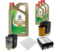 DENCKERMANN Controllo Set 8L CASTROL EDGE 5W-30 C3 Per Hyundai Sonata V 2.0