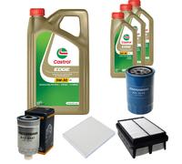 DENCKERMANN Controllo Set 8L CASTROL EDGE 5W-30 C3 Per Hyundai Sonata V 2.0