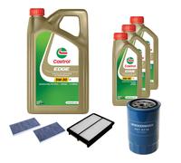 DENCKERMANN Controllo Set 8L CASTROL EDGE 5W-30 C3 Per Hyundai Tucson 2.0