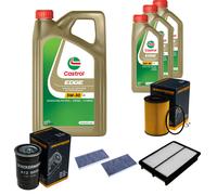 DENCKERMANN Controllo Set 8L CASTROL EDGE 5W-30 C3 Per Hyundai Tucson 2.0
