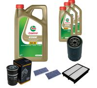 DENCKERMANN Controllo Set 8L CASTROL EDGE 5W-30 C3 Per Hyundai Tucson 2.0
