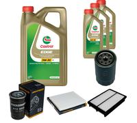 DENCKERMANN Controllo Set 8L CASTROL EDGE 5W-30 C3 Per Hyundai Tucson 2.0