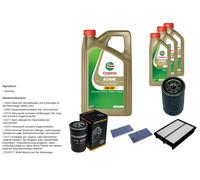DENCKERMANN Controllo set 8L CASTROL EDGE 5W-30 C3 per Hyundai Tucson 2.0