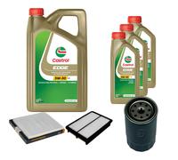 DENCKERMANN Controllo Set 8L CASTROL EDGE 5W-30 C3 Per Hyundai Tucson 2.0
