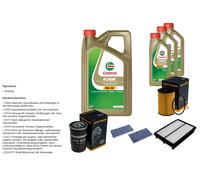 DENCKERMANN Controllo set 8L CASTROL EDGE 5W-30 C3 per Hyundai Tucson 2.0