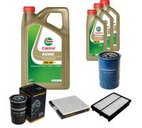 DENCKERMANN Controllo Set 8L CASTROL EDGE 5W-30 C3 Per Hyundai Tucson 2.0