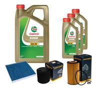 DENCKERMANN Controllo Set 8L CASTROL EDGE 5W-30 C3 Per Jeep Compass 2.2 CRD