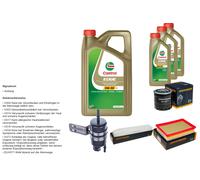Denckermann Controllo Set 8L castrol edge 5W-30 C3 per Jeep Grande