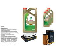Denckermann Controllo Set 8L castrol edge 5W-30 C3 per Jeep Wrangler III.