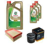 DENCKERMANN Controllo Set 8L CASTROL EDGE 5W-30 C3 Per KIA Carens III 2.0