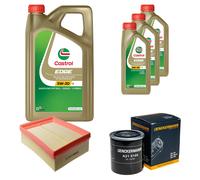 DENCKERMANN Controllo Set 8L CASTROL EDGE 5W-30 C3 Per KIA Carens III 2.0