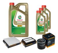 DENCKERMANN Controllo Set 8L CASTROL EDGE 5W-30 C3 Per KIA Optima
