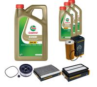 DENCKERMANN Controllo Set 8L CASTROL EDGE 5W-30 C3 Per KIA Sorento III 2.2