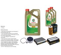 Denckermann Controllo Set 8L castrol edge 5W-30 C3 per Kia Sorento III.