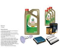 Denckermann Controllo Set 8L castrol edge 5W-30 C3 per Lexus Is , II