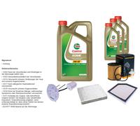 DENCKERMANN Controllo Set 8L CASTROL EDGE 5W-30 C3 Per Lexus IS III 250