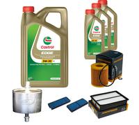 DENCKERMANN Controllo Set 8L CASTROL EDGE 5W-30 C3 Per Mazda 3 2.3 MPS Turbo