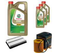 DENCKERMANN Controllo Set 8L CASTROL EDGE 5W-30 C3 Per Mazda CX-7 2.3 MZR