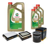 DENCKERMANN Controllo Set 8L CASTROL EDGE 5W-30 C3 Per Mazda Tribute 3.0 V6