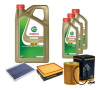 DENCKERMANN Controllo Set 8L CASTROL EDGE 5W-30 C3 Per Mercedes-Benz