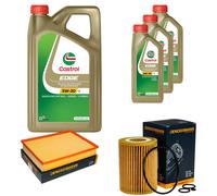 DENCKERMANN Controllo Set 8L CASTROL EDGE 5W-30 C3 Per Mercedes-Benz