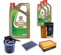 DENCKERMANN Controllo Set 8L CASTROL EDGE 5W-30 C3 Per Mercedes-Benz