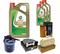 DENCKERMANN Controllo Set 8L CASTROL EDGE 5W-30 C3 Per Mercedes-Benz