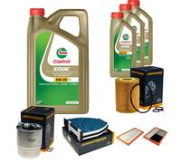 DENCKERMANN Controllo Set 8L CASTROL EDGE 5W-30 C3 Per Mercedes-Benz
