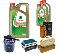 DENCKERMANN Controllo Set 8L CASTROL EDGE 5W-30 C3 Per Mercedes-Benz