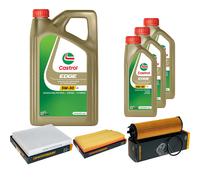 DENCKERMANN Controllo Set 8L CASTROL EDGE 5W-30 C3 Per Mercedes-Benz CLS
