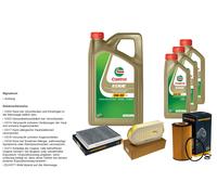 Denckermann Controllo Set 8L castrol edge 5W-30 C3 per Mercedes-Benz Gle 250