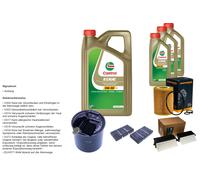 DENCKERMANN Controllo set 8L CASTROL EDGE 5W-30 C3 per Mercedes-Benz GLE 350