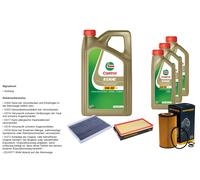 DENCKERMANN Controllo set 8L CASTROL EDGE 5W-30 C3 per Mercedes-Benz Vito