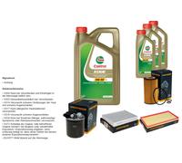 DENCKERMANN Controllo set 8L CASTROL EDGE 5W-30 C3 per Mercedes-Benz Vito
