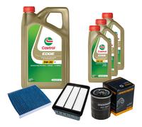 DENCKERMANN Controllo Set 8L CASTROL EDGE 5W-30 C3 Per Mitsubishi ASX 2.0I