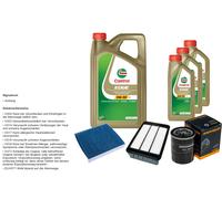 Denckermann Controllo Set 8L castrol edge 5W-30 C3 per Mitsubishi ASX