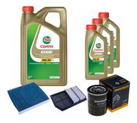 DENCKERMANN Controllo Set 8L CASTROL EDGE 5W-30 C3 Per Mitsubishi Eclipse