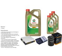 Denckermann Controllo Set 8L castrol edge 5W-30 C3 per Mitsubishi Eclissi