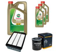 DENCKERMANN Controllo Set 8L CASTROL EDGE 5W-30 C3 Per Mitsubishi Lancer
