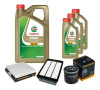 DENCKERMANN Controllo Set 8L CASTROL EDGE 5W-30 C3 Per Mitsubishi Lancer