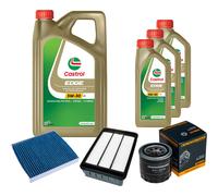 DENCKERMANN Controllo Set 8L CASTROL EDGE 5W-30 C3 Per Mitsubishi Lancer