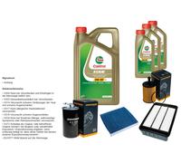 DENCKERMANN Controllo set 8L CASTROL EDGE 5W-30 C3 per Mitsubishi Outlander