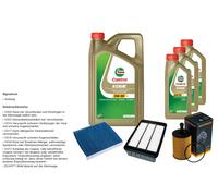 DENCKERMANN Controllo set 8L CASTROL EDGE 5W-30 C3 per Mitsubishi Outlander