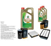 DENCKERMANN Controllo set 8L CASTROL EDGE 5W-30 C3 per Mitsubishi Outlander