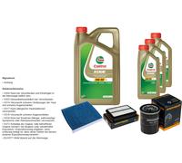 DENCKERMANN Controllo set 8L CASTROL EDGE 5W-30 C3 per Mitsubishi Outlander