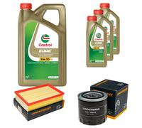 DENCKERMANN Controllo Set 8L CASTROL EDGE 5W-30 C3 Per Nissan NP300 Navara