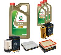 DENCKERMANN Controllo Set 8L CASTROL EDGE 5W-30 C3 Per Nissan NP300 Navara