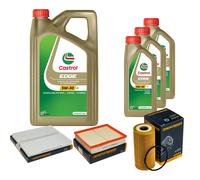 DENCKERMANN Controllo Set 8L CASTROL EDGE 5W-30 C3 Per Nissan NP300 Navara