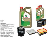 Denckermann Controllo Set 8L castrol edge 5W-30 C3 per Nissan Pathfinder III)